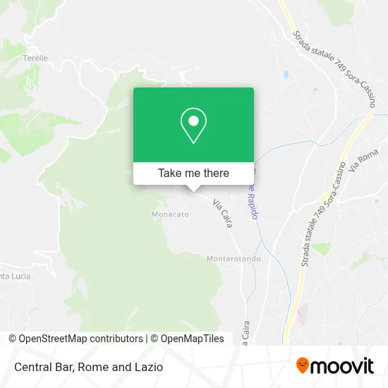 Central Bar map