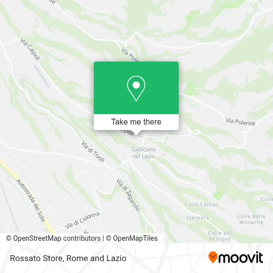 Rossato Store map