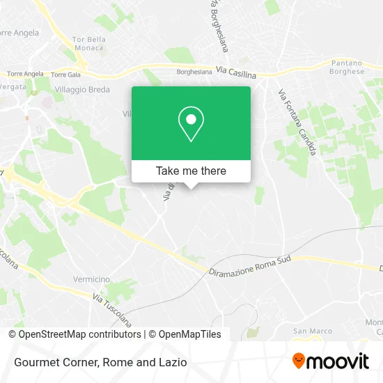 Gourmet Corner map