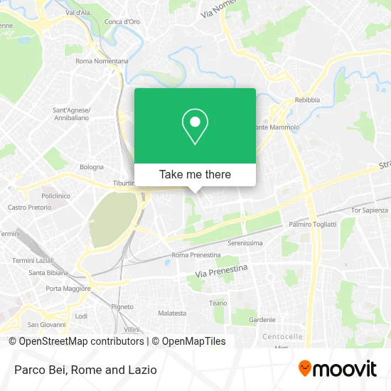 Parco Bei map