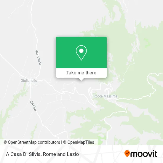 A Casa Di Silvia map