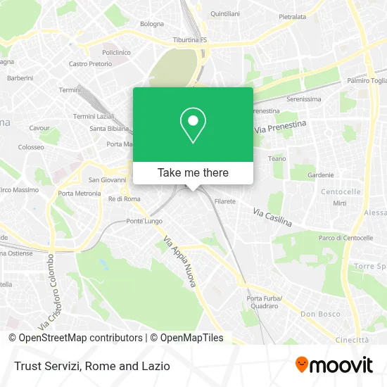 Trust Servizi map