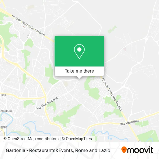 Gardenia - Restaurants&Events map