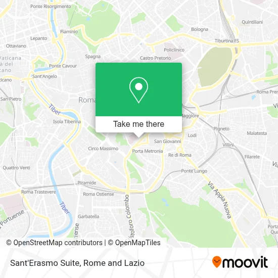 Sant'Erasmo Suite map