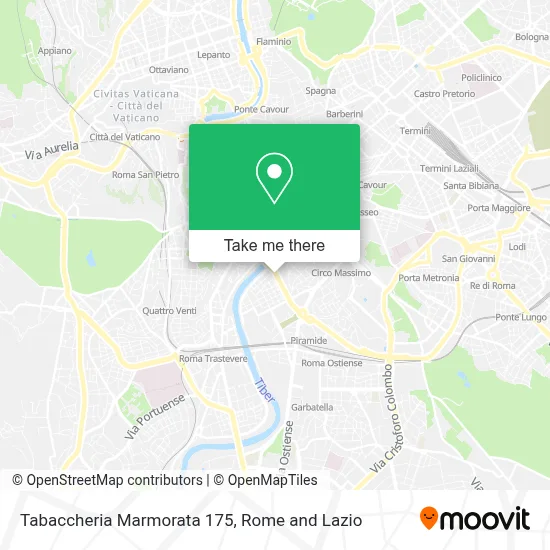 Tabaccheria Marmorata 175 map