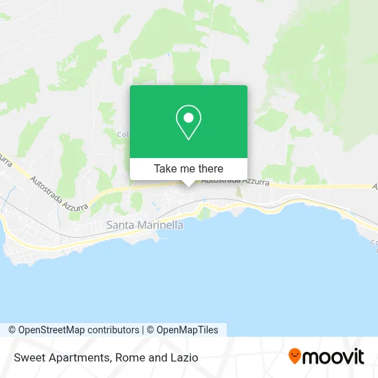 Sweet Apartments map