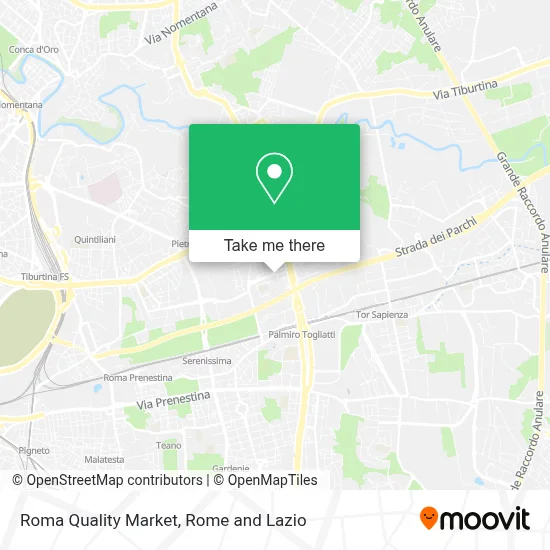 Roma Quality Market map