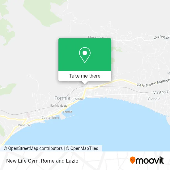 New Life Gym map