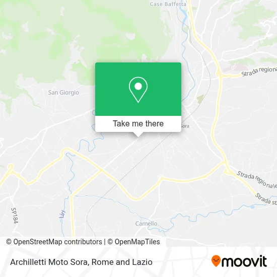 Archilletti Moto Sora map