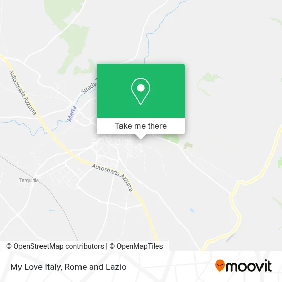 My Love Italy map