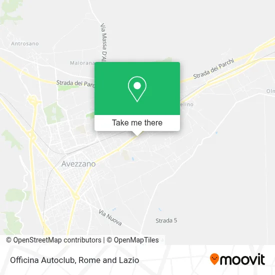 Officina Autoclub map