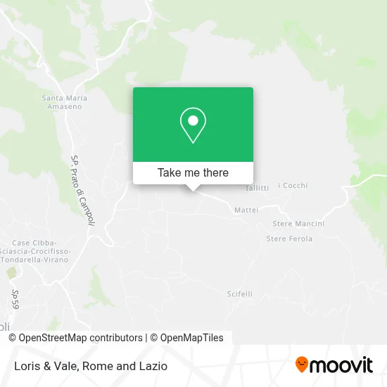 Loris & Vale map