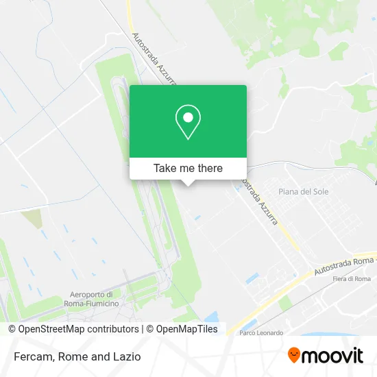 Fercam map