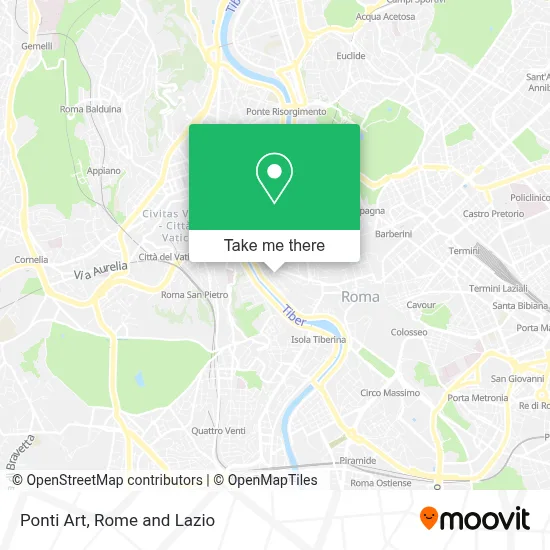 Ponti Art map