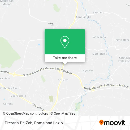 Pizzeria Da Zeb map