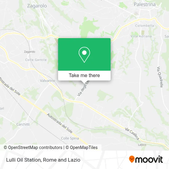 Lulli Oil Station map