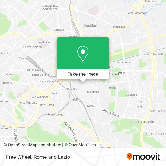 Free Wheel map
