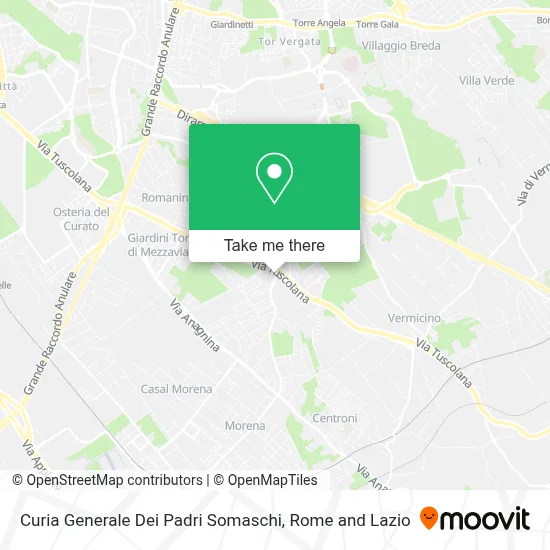 Curia Generale Dei Padri Somaschi map