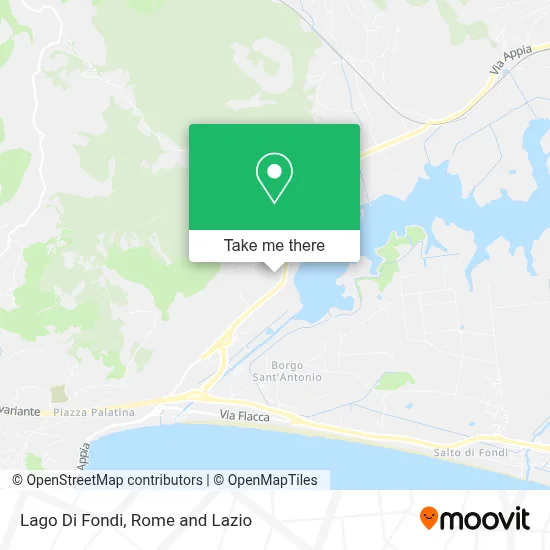 Lago Di Fondi map