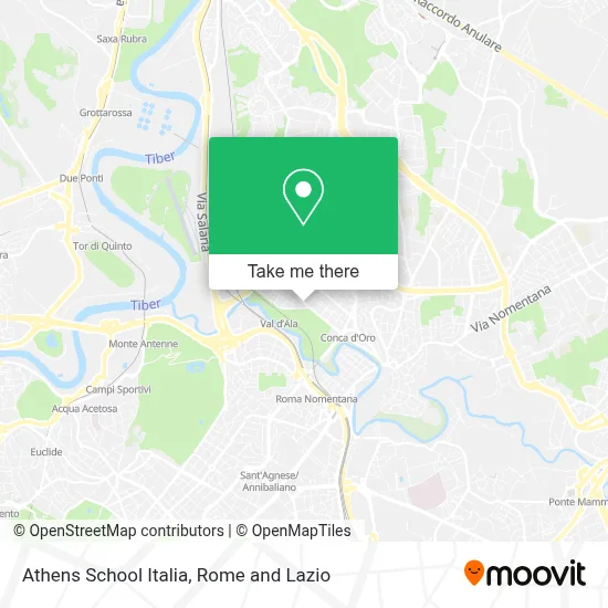 Athens School Italia map