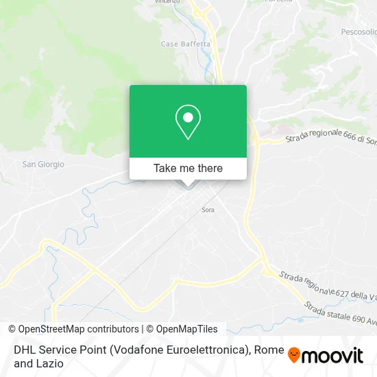 DHL Service Point (Vodafone Euroelettronica) map