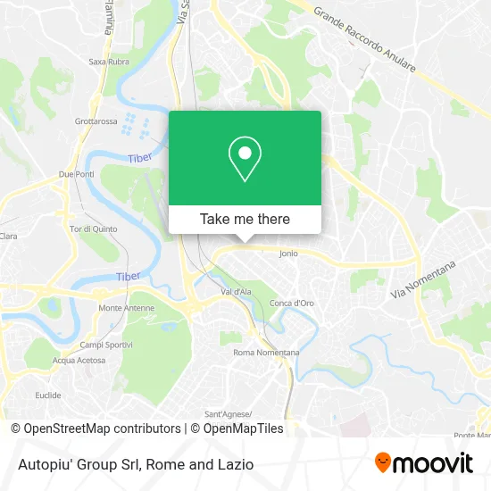 Autopiu' Group Srl map