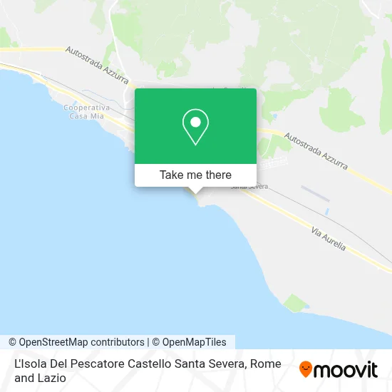 L'Isola Del Pescatore Castello Santa Severa map