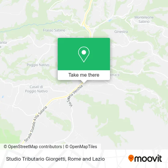 Studio Tributario Giorgetti map
