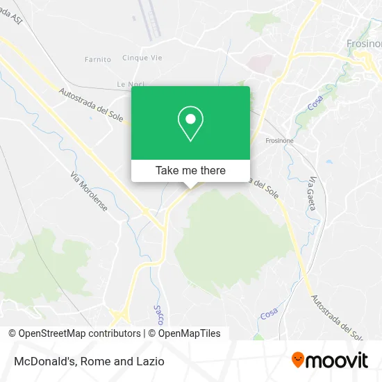 McDonald's map