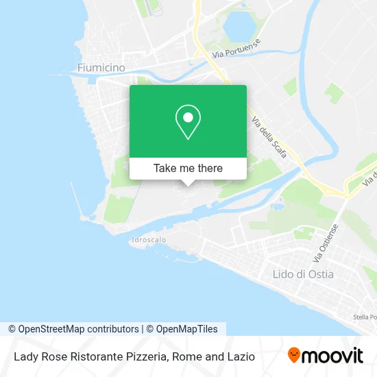 Lady Rose Ristorante Pizzeria map