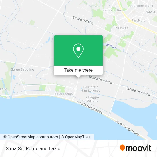 Sima Srl map
