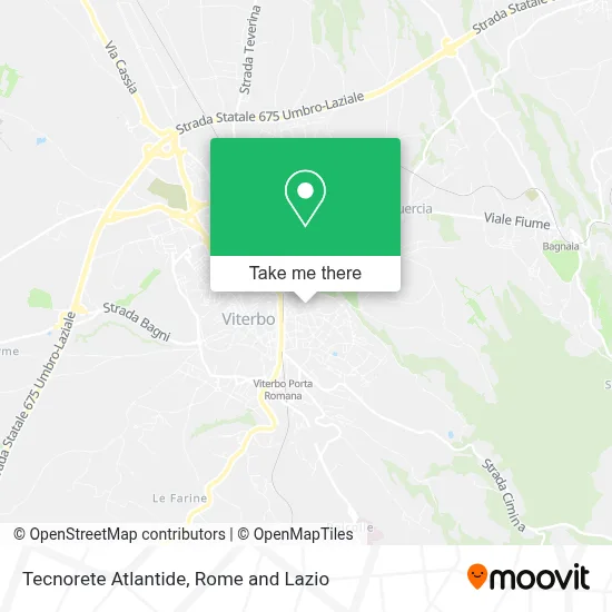 Tecnorete Atlantide map