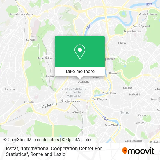 Icstat, "International Cooperation Center For Statistics" map
