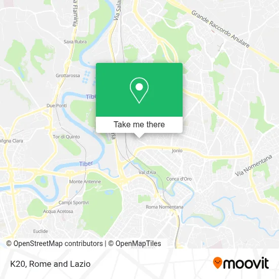 K20 map