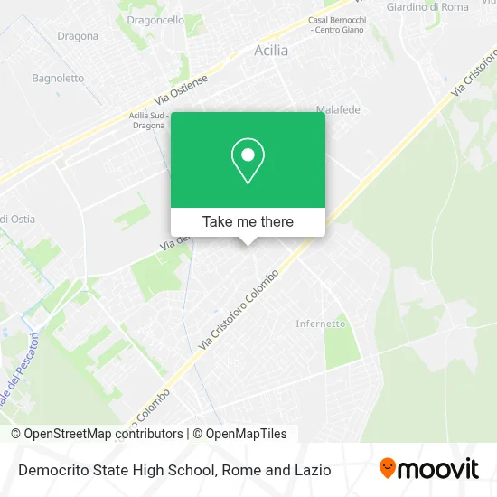Democrito State High School map