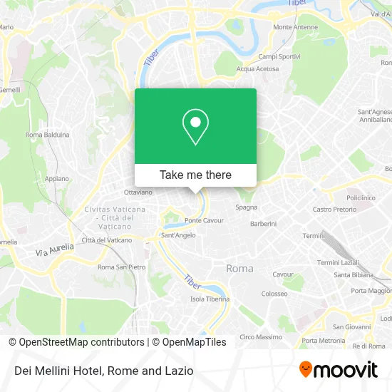 Dei Mellini Hotel map