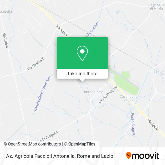 Az. Agricola Faccioli Antonella map