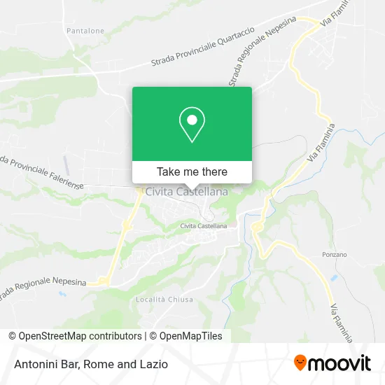 Antonini Bar map