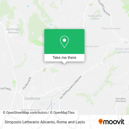 Simposio Letterario Alicanto map