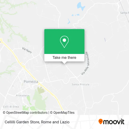 Cellilli Garden Store map