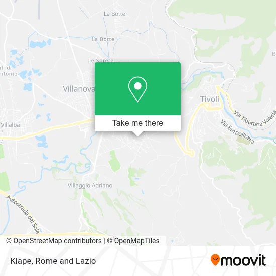 Klape map