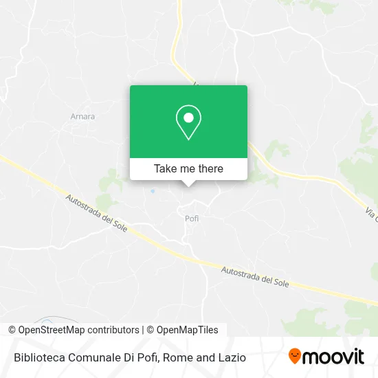 Biblioteca Comunale Di Pofi map