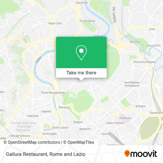 Gallura Restaurant map