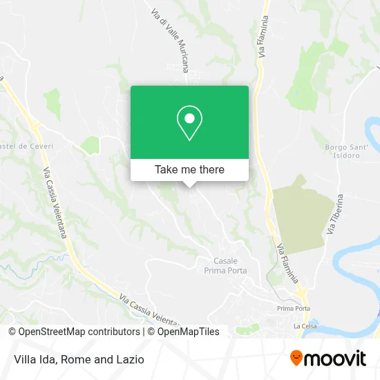 Villa Ida map