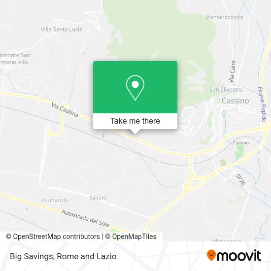 Big Savings map