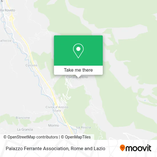 Palazzo Ferrante Association map
