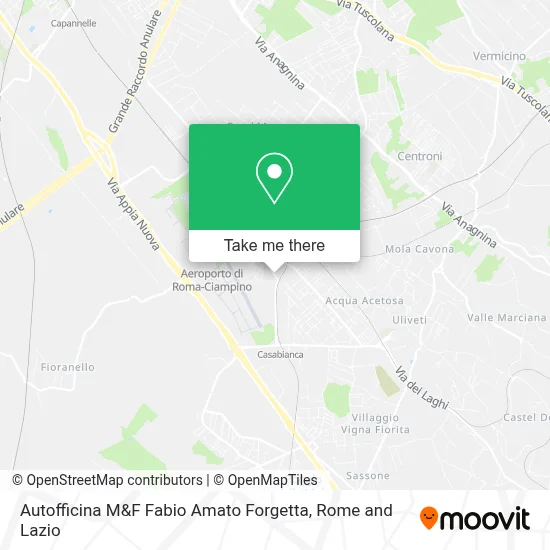 Autofficina M&F Fabio Amato Forgetta map