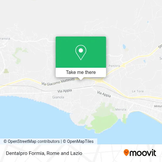 Dentalpro Formia map
