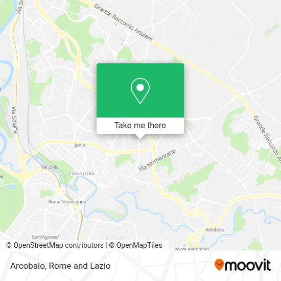 Arcobalo map