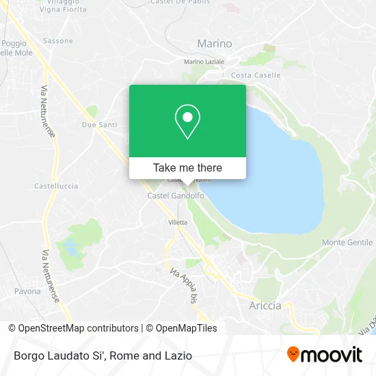 Borgo Laudato Si' map